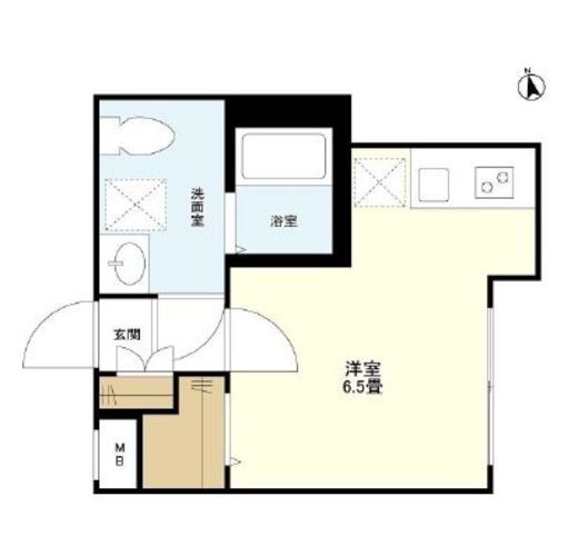 ウェルスクエアイズム文京小日向　102号室　間取り