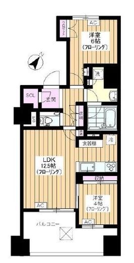 プラウドシティ小竹向原　G636号室　間取り