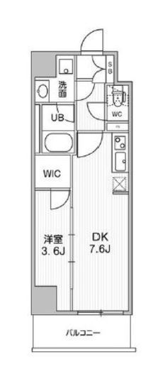 コンフォリア・リヴ志村三丁目　602号室　間取り