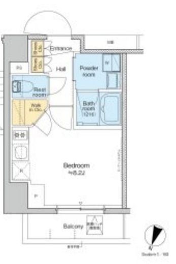 プラウドフラット西日暮里ディアージュ　201号室　間取り