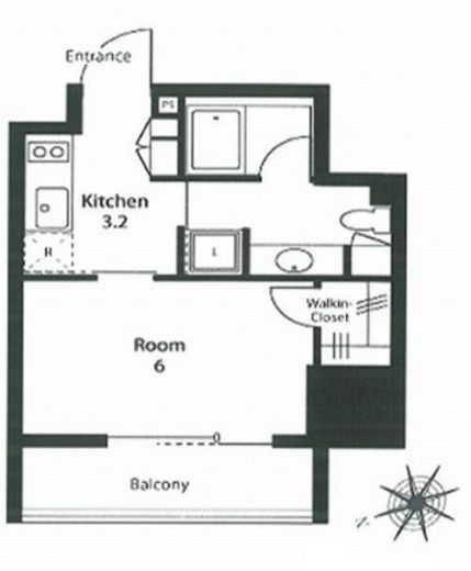 ステイシス町屋　402号室　間取り
