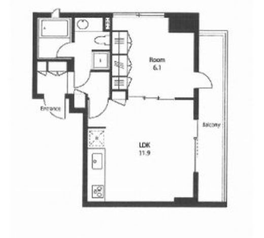 ステイシス町屋　806号室　間取り