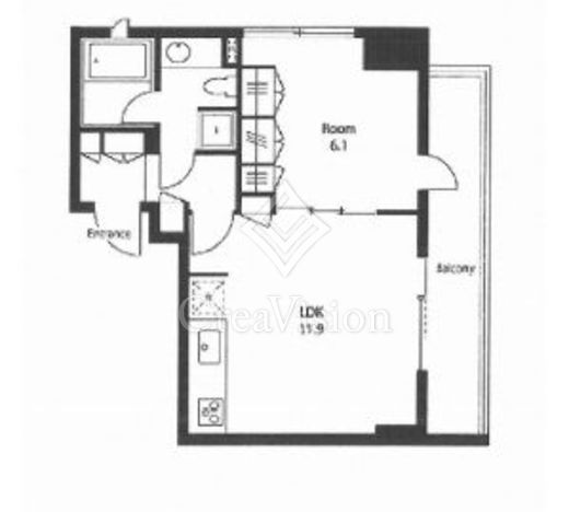 ステイシス町屋　1006号室　間取り