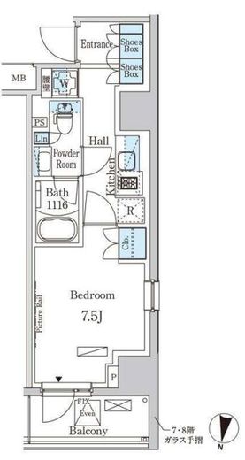 パークアクシス成増二丁目　409号室　間取り