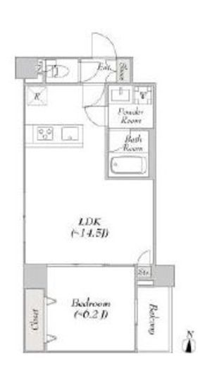 ルミーク大山　102号室　間取り