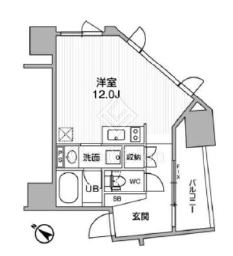 nido SUGAMO　1102号室　間取り