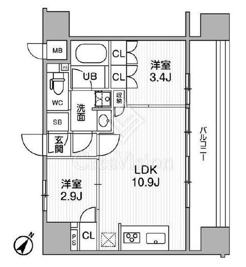 nido SUGAMO　1103号室　間取り