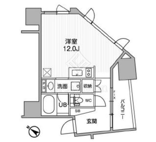 nido SUGAMO　802号室　間取り