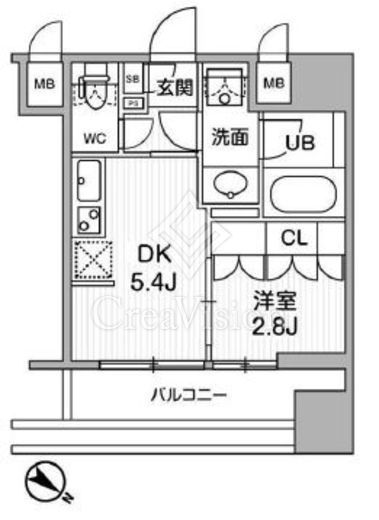 nido SUGAMO　905号室　間取り