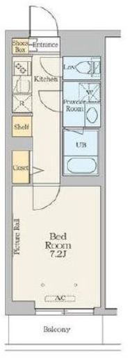 クレストコート綾瀬　210号室　間取り