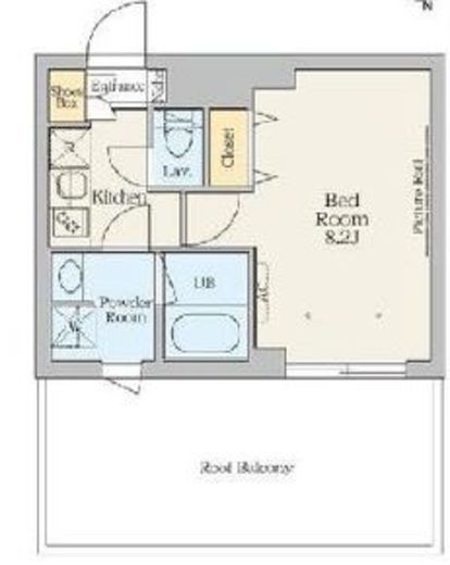 クレストコート綾瀬　505号室　間取り