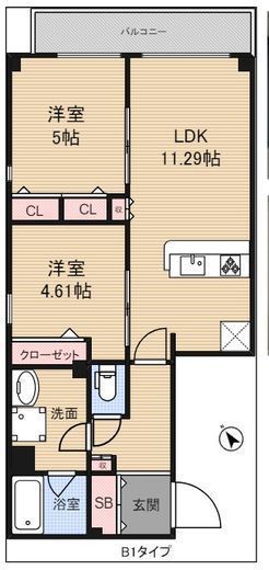アーバンパーク東日暮里　304号室　間取り