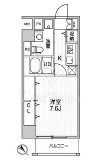 ROOTs Higashi Nagasaki (ルーツ東長崎)　303号室　間取り