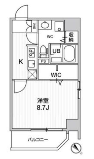 ROOTs Higashi Nagasaki (ルーツ東長崎)　405号室　間取り