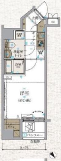 リヴシティ文京春日　502号室　間取り
