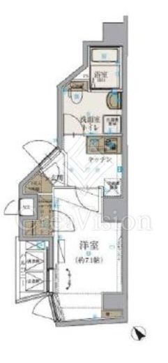 リヴシティ文京春日　603号室　間取り