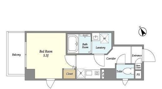 Marsアザレア通り　701号室　間取り