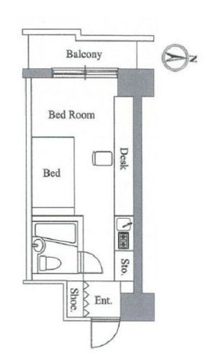 アレックス日乃本　715号室　間取り