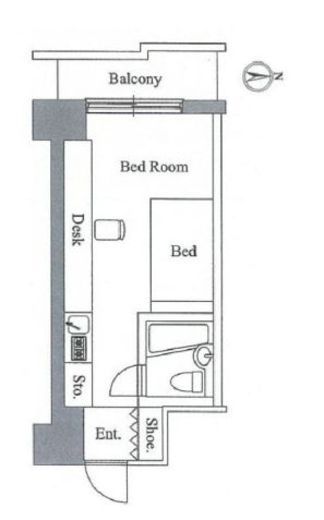 アレックス日乃本　720号室　間取り
