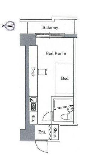 アレックス日乃本　702号室　間取り