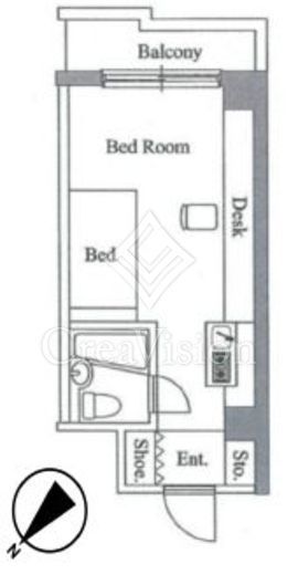 アレックス日乃本　235号室　間取り
