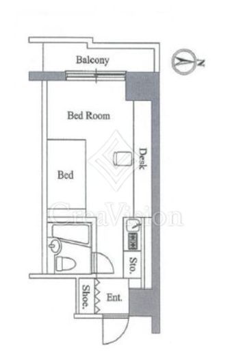 アレックス日乃本　413号室　間取り