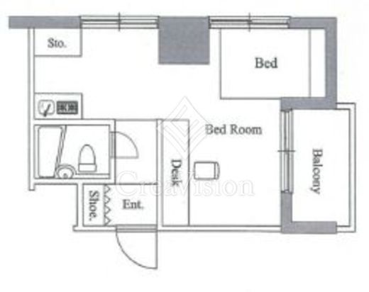 アレックス日乃本　606号室　間取り