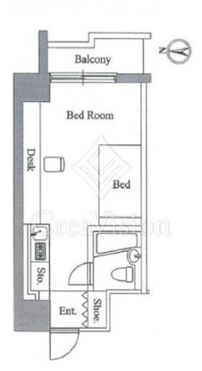アレックス日乃本　614号室　間取り