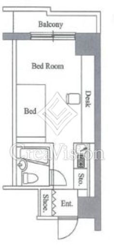 アレックス日乃本　621号室　間取り
