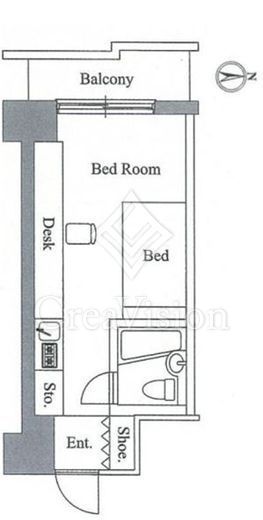 アレックス日乃本　716号室　間取り