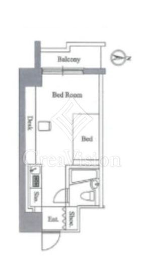 アレックス日乃本　414号室　間取り