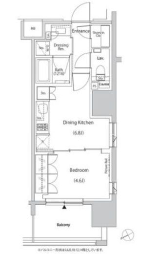 ザ・パークハビオ目白タワー　705号室　間取り