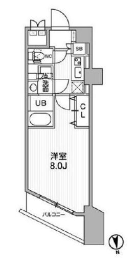 ルネサンスコート田端　402号室　間取り