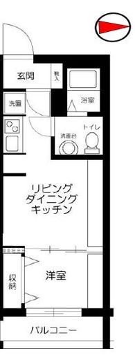 ROXIS日暮里　302号室　間取り