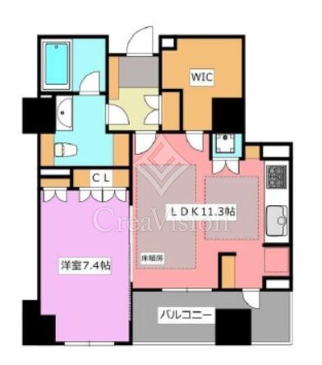 ヒルズ本駒込山の手台　311号室　間取り