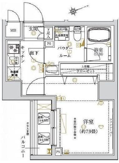 レガリス大塚　603号室　間取り