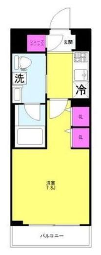 アクサス池袋レジデンス　202号室　間取り