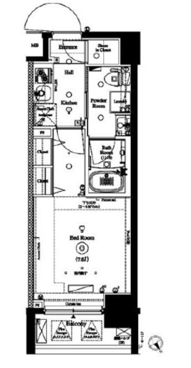 アクサス池袋レジデンス　303号室　間取り