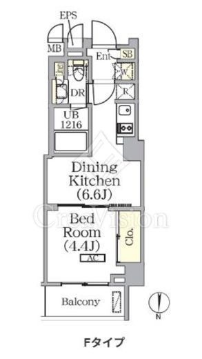 ザ・パークワンズ西池袋　311号室　間取り