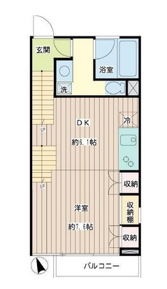 FLEG自由が丘EL　206号室　間取り