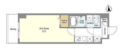 コンフォリア西尾久　304号室　間取り