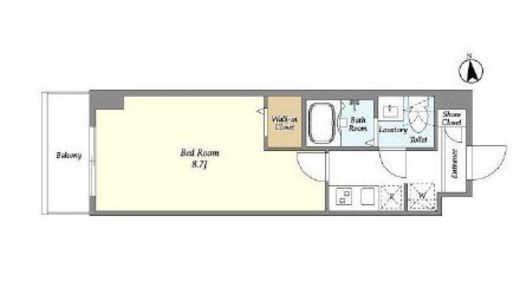 コンフォリア西尾久　604号室　間取り