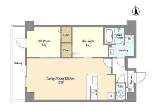 コンフォリア西尾久　903号室　間取り