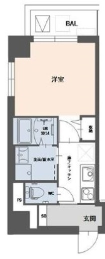 SIDEPLACE JUJO　502号室　間取り