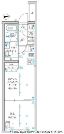 CREATIF西池袋　201号室　間取り