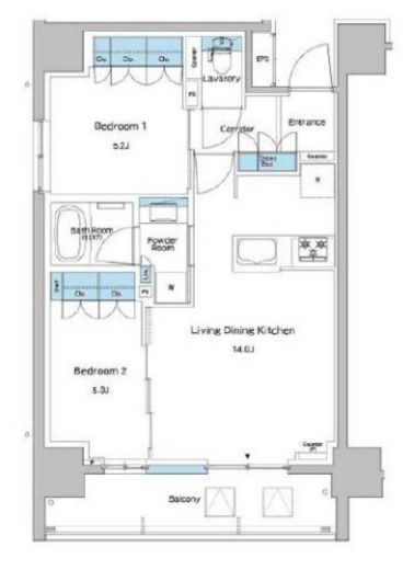 ルフォンプログレ志村坂上　301号室　間取り