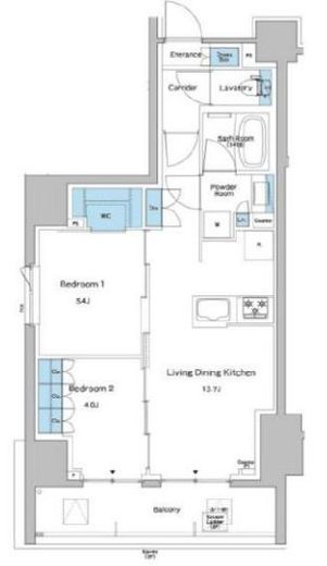 ルフォンプログレ志村坂上　903号室　間取り