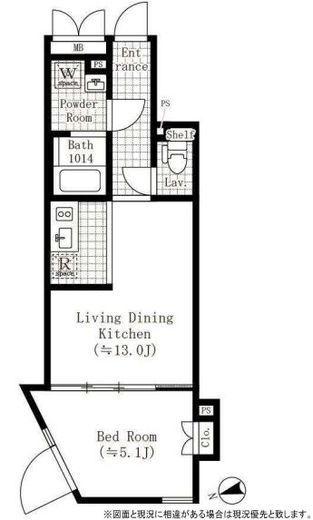 CREATIF池袋本町　103号室　間取り