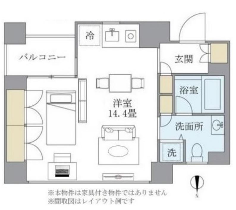 KDXレジデンス南麻布　303号室　間取り