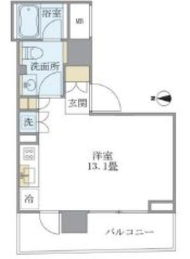 KDXレジデンス南麻布　207号室　間取り